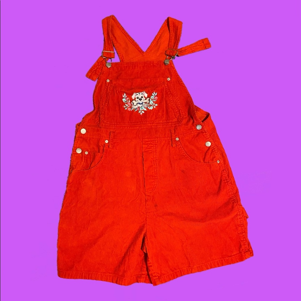 SOLD ON DEPOP VINTAGE DISNEY 101 DALMATIANS OVERALLS